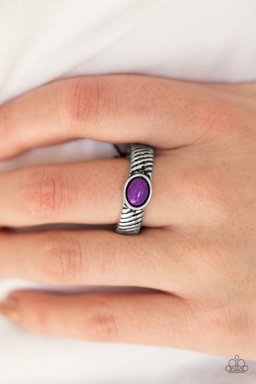 Zebra Zen - Purple Ring