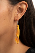 Load image into Gallery viewer, Hold My Tassel - Yellow Necklace
