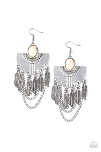 Sure Thing, Chief! - White Earring