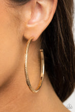 Load image into Gallery viewer, Sultry Shimmer - Gold Hoop Earring
