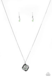 Speaking Of Timeless - Green Necklace