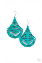 Load image into Gallery viewer, Tropical Tempest - Blue Earring
