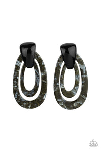 The HAUTE Zone - Black Post Earrings