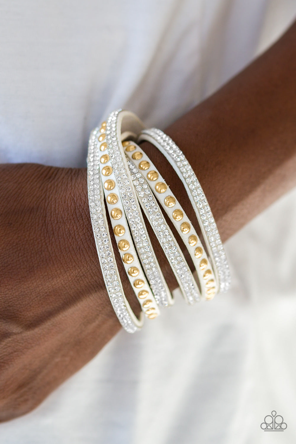I BOLD You So! - White Urban Bracelet