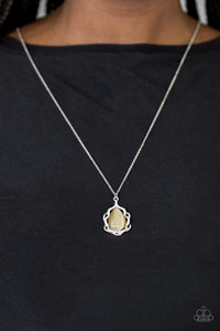 Keep It On The Down GLOW - Brown Necklace