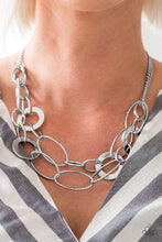 Load image into Gallery viewer, Metallic Maverick - Silver Necklace
