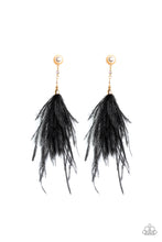 Load image into Gallery viewer, Vegas Vixen - Black Post Earrings
