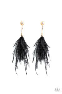 Vegas Vixen - Black Post Earrings