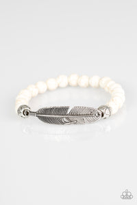 Take Wing - White Bracelet