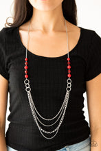 Load image into Gallery viewer, Vividly Vivid - Red Necklace
