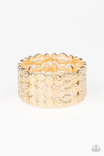 Load image into Gallery viewer, Tectonic Texture - Gold Bracelet
