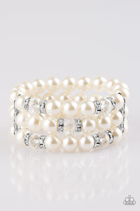 Undeniably Dapper - White Bracelet