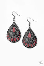 Load image into Gallery viewer, Westside Wildside - Red Earring
