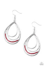 Load image into Gallery viewer, Start Each Day With Sparkle - Red Earring
