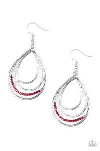 Start Each Day With Sparkle - Red Earring