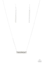 Load image into Gallery viewer, Land Of The Free - Silver Necklace

