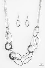 Load image into Gallery viewer, Metallic Maverick - Silver Necklace
