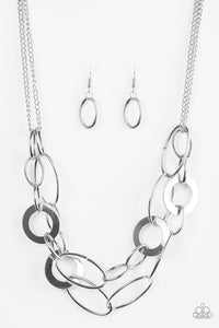 Metallic Maverick - Silver Necklace