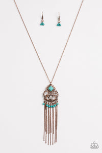 Whimsically Western - Copper Necklace