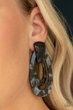 Load image into Gallery viewer, The HAUTE Zone - Black Post Earrings
