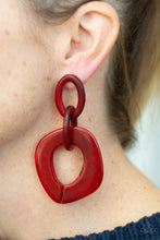 Load image into Gallery viewer, Torrid Tropicana - Red Earrings
