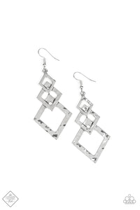 Point Blank - Silver Earrings