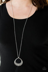 Prehistoric Drama - Silver Necklace
