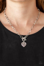 Load image into Gallery viewer, Say No AMOUR - Silver Necklace
