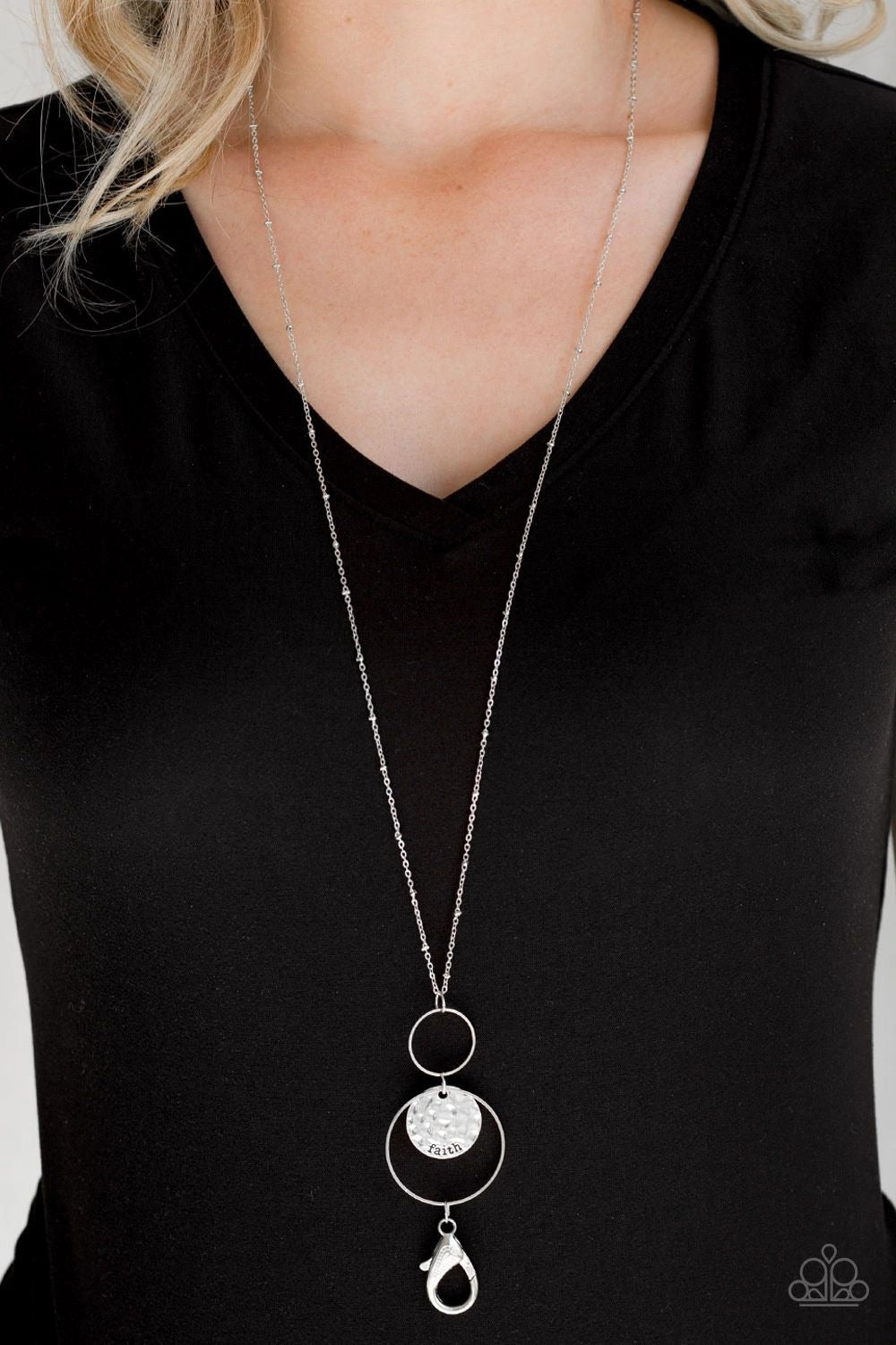 Faith Makes All Things Possible - Silver Necklace