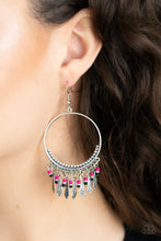 Load image into Gallery viewer, Floral Serenity - Pink Earring
