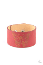 Load image into Gallery viewer, Flirty Flutter - Red Urban Bracelet
