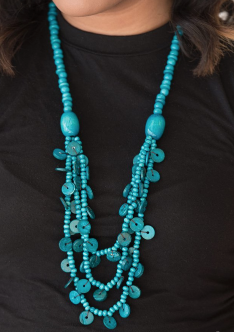 Safari Samba - Blue Necklace