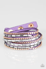 Load image into Gallery viewer, This Time With Attitude - Purple Bracelet
