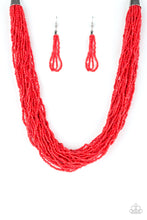 Load image into Gallery viewer, The Show Must CONGO On! - Red Necklace
