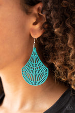 Load image into Gallery viewer, Tropical Tempest - Blue Earring
