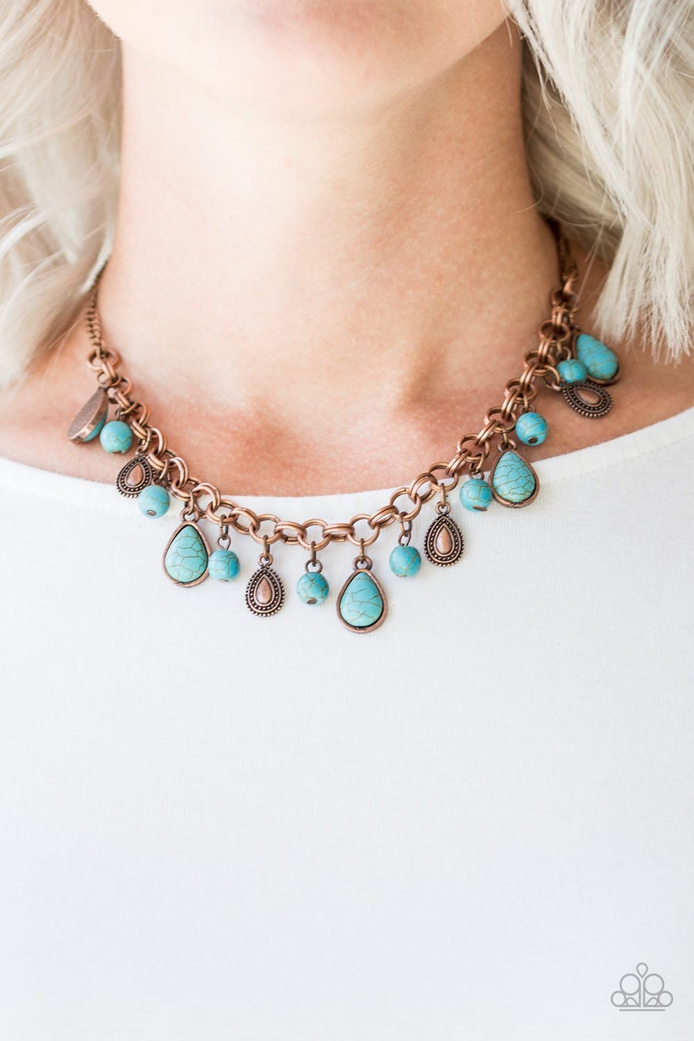 Welcome To Bedrock - Copper Necklace