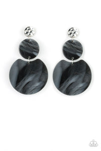 Miami Mariner - Black Earrings
