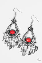 Load image into Gallery viewer, The FLIGHT Of Your Life - Red Earring
