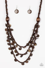 Load image into Gallery viewer, Safari Samba - Brown Necklace
