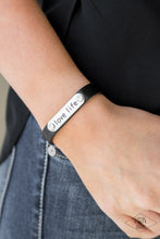 Load image into Gallery viewer, Love Life - Black Bracelet
