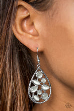 Load image into Gallery viewer, That Thing You DEW - White Earring
