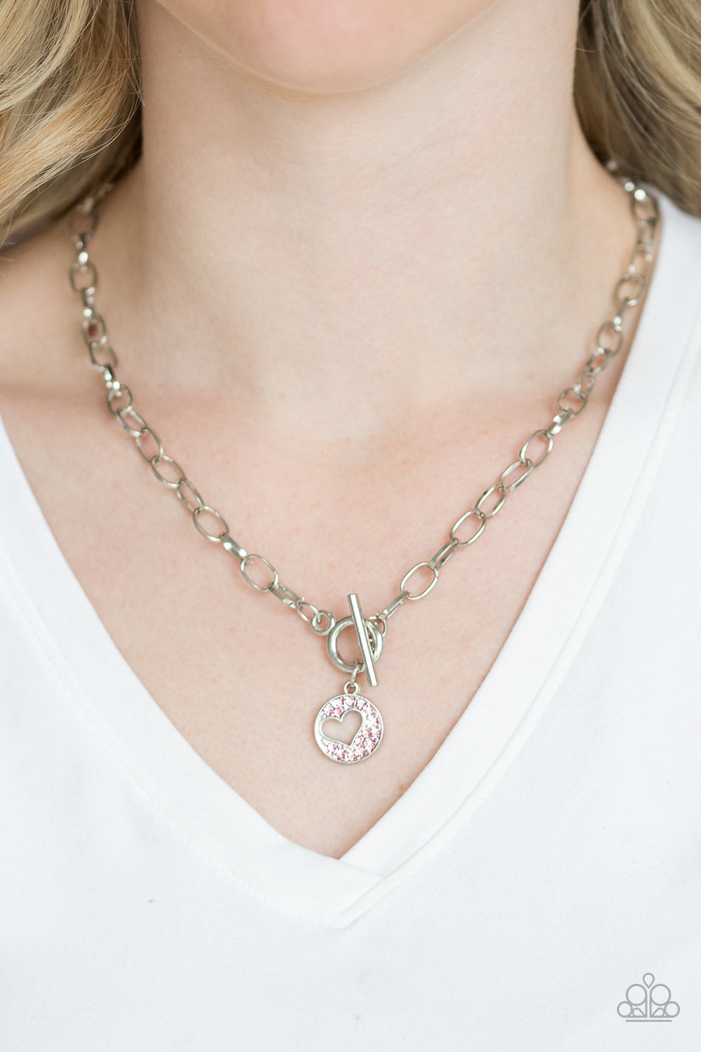 Heartbeat Retreat - Pink Necklace