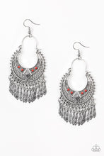 Load image into Gallery viewer, Walk On The WILDSIDE - Red Earring

