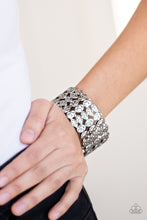 Load image into Gallery viewer, Tectonic Texture - Black Bracelet

