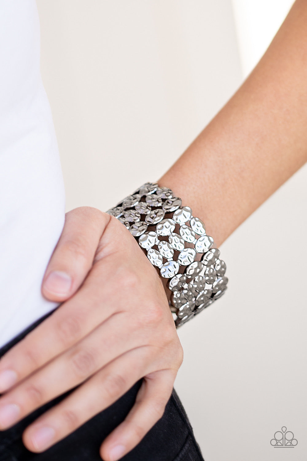 Tectonic Texture - Black Bracelet