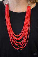 Load image into Gallery viewer, Peacefully Pacific - Red Necklace
