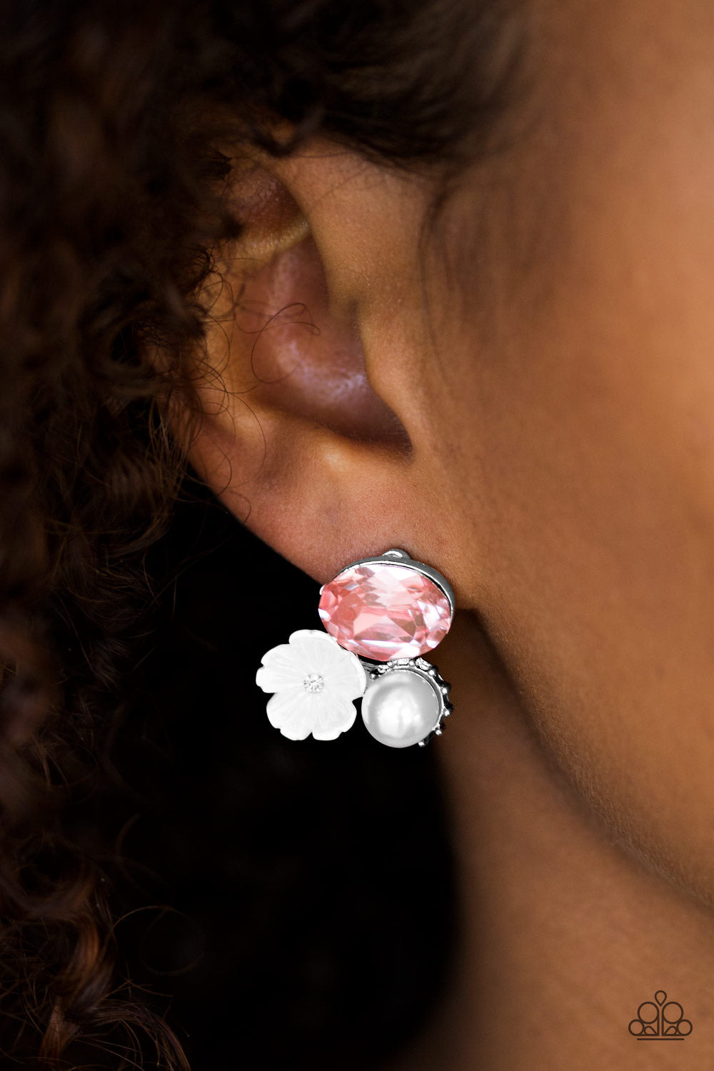 Lily Lagoon - Pink Post Earring