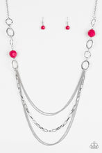 Load image into Gallery viewer, Margarita Masquerades - Pink Necklace
