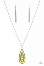 Load image into Gallery viewer, Tiki Tease - Yellow Necklace
