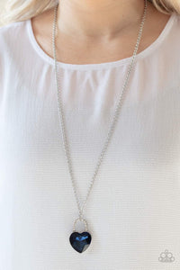 Locked In Love - Blue Necklace
